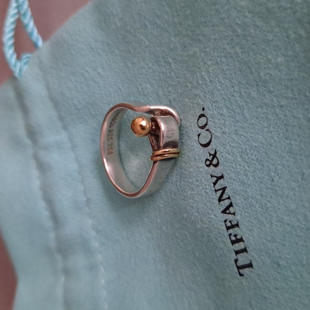 Authentic Vintage Tiffany & Co. Hook and eye ring